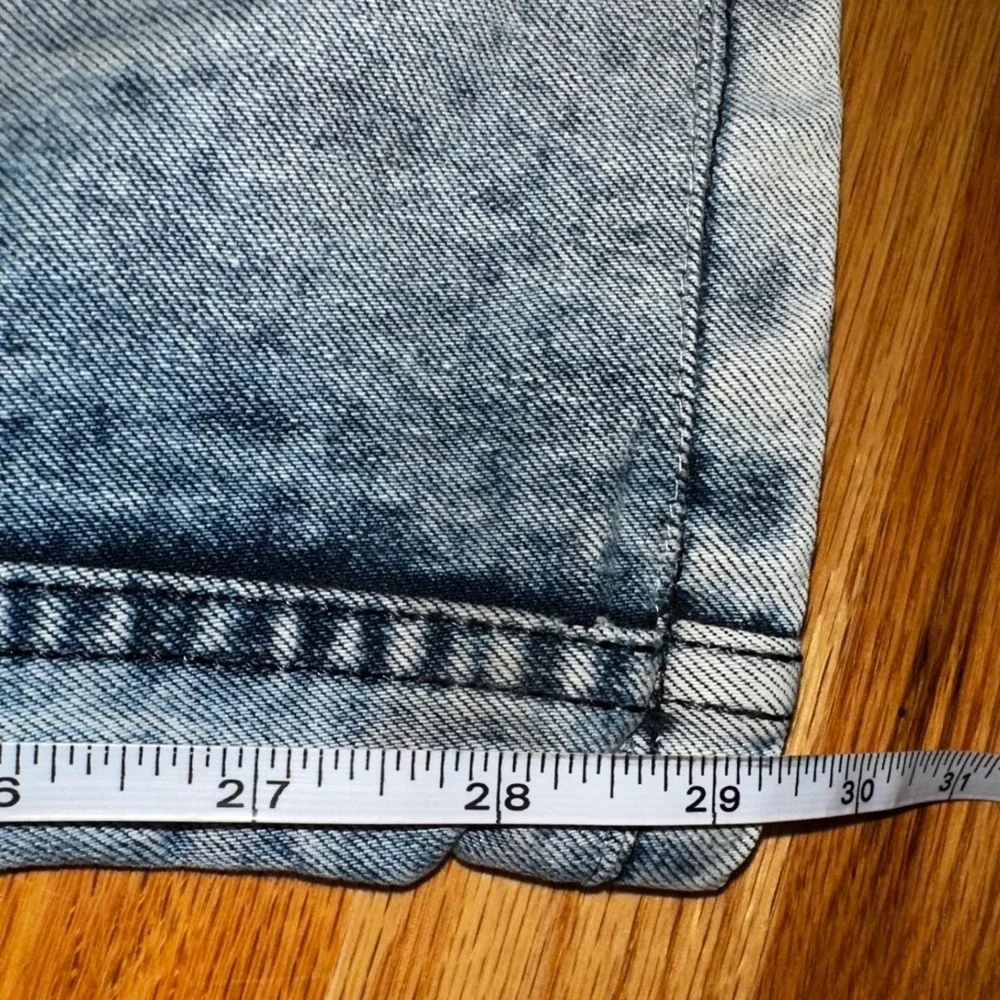 Diesel Denim Jeans Acid Wash Blue Designer Pockets Accents Mens Size 34 vintage - Picture 6 of 11